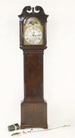 Lot 293 - A Scottish mahogany longcase clock