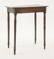 Lot 401 - A George III mahogany side table