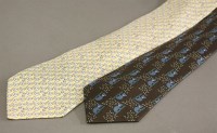 Lot 286 - Two Hermès silk ties