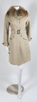Lot 244 - A 'Link It All' gaberdine trench coat
