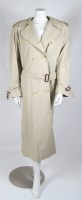 Lot 246 - A Burberry camel-coloured trench coat