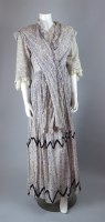 Lot 152 - A mid Victorian grey lawn cotton day dress