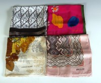 Lot 75 - Four designer scarves