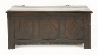 Lot 364 - An oak coffer