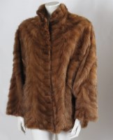 Lot 324 - A blonde mink fur jacket