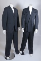 Lot 234 - A gentlemen's Valentino dark blue wool pinstripe suit