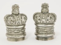 Lot 236 - A Victorian silver novelty pepperette