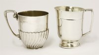 Lot 68 - A late Victorian silver mug