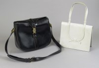 Lot 365 - A Céline black leather ladies' handbag