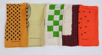 Lot 58 - Five Balenciaga silk scarves