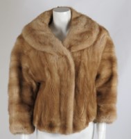 Lot 338 - A Day Brothers 'Autumn Haze' coloured mink jacket