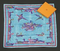 Lot 109 - An Hermès silk scarf