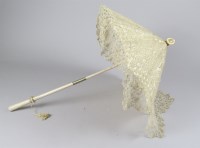 Lot 175 - A Victorian lace parasol