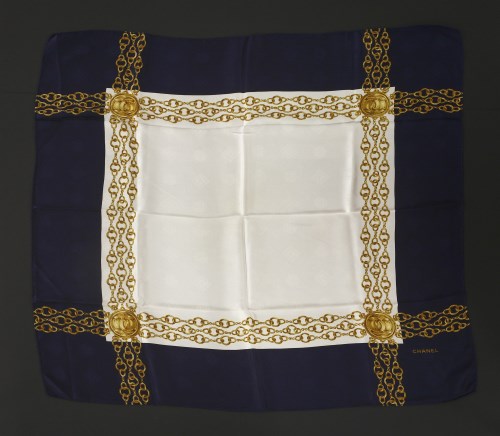 Lot 111 - A Chanel silk scarf