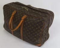 Lot 360 - A Vintage Louis Vuitton 'Sirius' soft-sided case