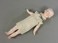 Lot 78 - A German bisque head doll