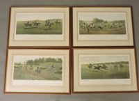 Lot 422 - C R Stock after Harrington Bird
NEWMARKET SCENES;
WAITING FOR THE TRAINER;
THE MORNING GALLOP;
THE TRIAL;
RETURNING HOME
Coloured prints