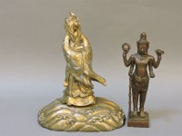 Lot 149 - A 19th century Japanese bronze sage