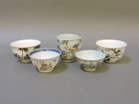 Lot 154 - Four 18th/19th century Chinese tea bowls