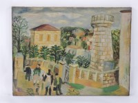 Lot 435 - After Raoul Dufy
A VILLAGE STREET
Oil on canvas
61 x 80cm