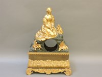 Lot 236 - A French bronze and gilt brass clock case