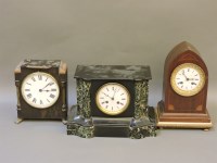 Lot 243 - Three mantel clocks
