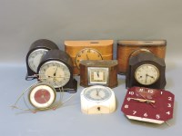 Lot 212 - Nine various clocks