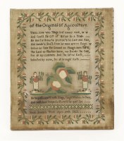 Lot 175 - An early 19th century sampler