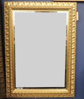 Lot 483 - A modern gilt framed wall mirror
