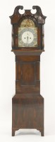 Lot 574 - A 19th century mahogany eight day longcase clock