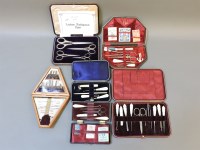 Lot 52 - Five cases of sewing tools
