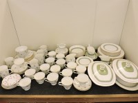 Lot 286 - A Royal Stafford bone china part tea service