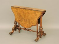 Lot 509 - A Victorian walnut Sutherland table