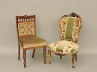 Lot 534 - A Victorian nursing chair