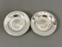 Lot 88 - Two silver Armada dishes