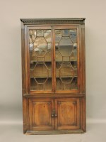 Lot 481 - An 18th century mahogany bookcase