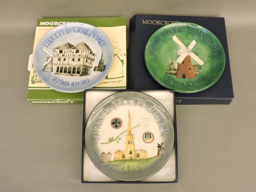 Lot 173 - Three Moorcroft plates