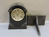 Lot 668 - A Victorian ebonised bracket clock