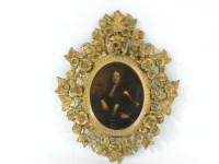 Lot 432 - English School
A GENTLEMAN IN ARMOUR
Oil on card