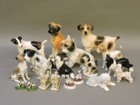 Lot 248 - A collection of mixed Continental and English animals