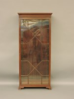 Lot 564 - A mahogany glazed bookcase