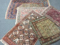 Lot 469 - Four various Persian design rugs