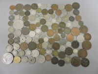 Lot 95 - Approximately a hundred and ten assorted world coins