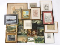 Lot 420 - A large group of assorted pictures