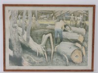 Lot 450 - Raymond Coxon (1896-1997)
OCTOBER TREE FELLING