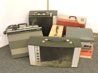 Lot 365 - Eight old record players