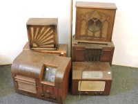 Lot 380 - Four old radio sets