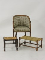 Lot 486 - An oak tub chair