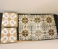 Lot 311 - A quantity of Victorian fireplace tiles