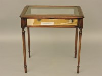 Lot 540 - A reproduction mahogany table cabinet